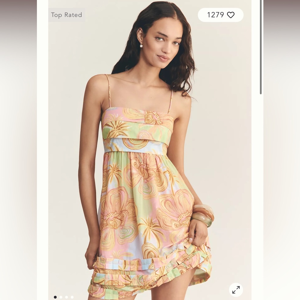 FARM Rio Sleeveless Printed Mini Dress